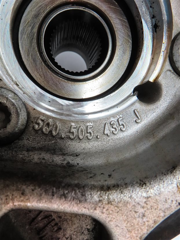 Thumbnail 6: 15-19 VW GOLF / AUDI A3 S3 RS3 (8V) AWD LEFT REAR SPINDLE KNUCKLE WHEEL HUB
