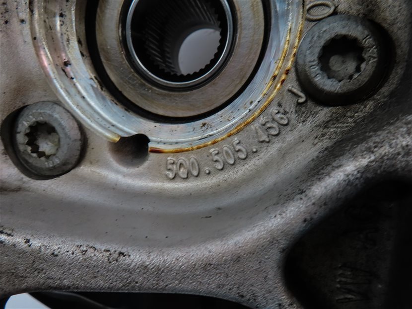 Thumbnail 6: 15-19 VW GOLF / AUDI A3 S3 RS3 (8V) AWD REAR RIGHT SPINDLE KNUCKLE WHEEL HUB