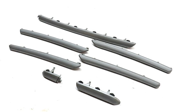 2017 AUDI A3 (8V) INTERIOR DASH FRONT/REAR DOOR TRIM SET/7 (Micrometallic)