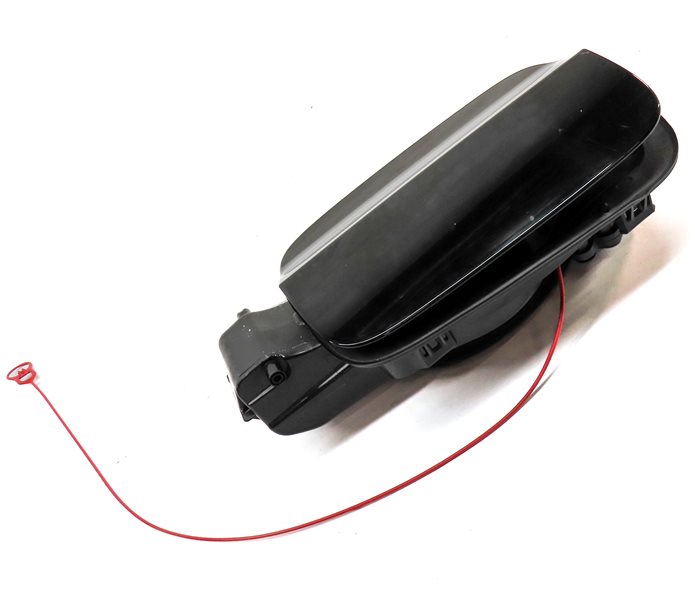 Thumbnail 3: 15-18 AUDI A3 S3 8V FUEL TANK FILLER GAS TANK DOOR FLAP COVER w/HOUSING (Black)