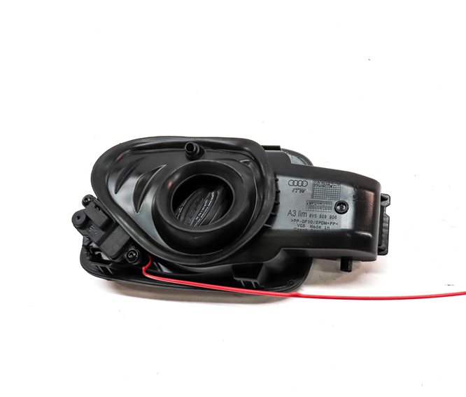 Thumbnail 5: 15-18 AUDI A3 S3 8V FUEL TANK FILLER GAS TANK DOOR FLAP COVER w/HOUSING (Black)