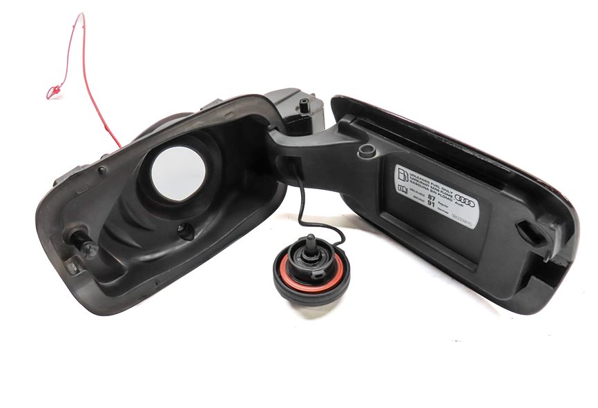 Thumbnail 6: 15-18 AUDI A3 S3 8V FUEL TANK FILLER GAS TANK DOOR FLAP COVER w/HOUSING (Black)