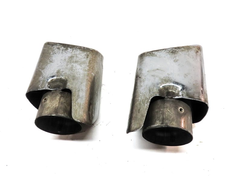 Thumbnail 4: 07-12 MERCEDES GL450 GL550 (X164) REAR LEFT & RIGHT MUFFLER EXHAUST TIP SET 2