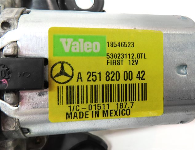 Thumbnail 7: 07-17 MERCEDES BENZ GL ML R CLASS (W164 W166 W251 X164 X166) REAR WIPER MOTOR