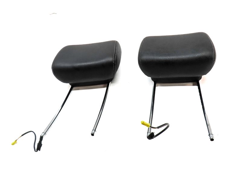 Thumbnail 2: 06-12 MERCEDES GL R CLASS W164 W251 FRONT LEFT & RIGHT HEADREST SET/2 (Black)