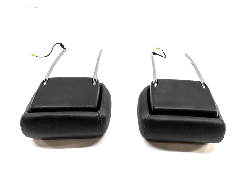 Thumbnail 5: 06-12 MERCEDES GL R CLASS W164 W251 FRONT LEFT & RIGHT HEADREST SET/2 (Black)
