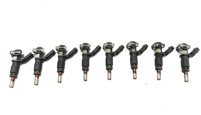 Thumbnail 4: 06-12 MERCEDES C E G GL ML S SL (W204 W212 W221 W164 X164) FUEL INJECTOR SET 8
