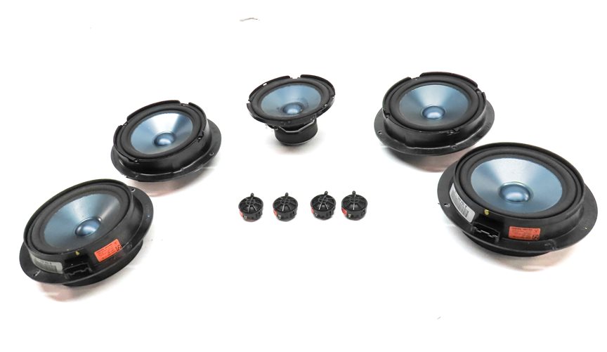 Thumbnail 2: 2008 MERCEDES GL450 (X164) SUBWOOFER MIDRANGE TWEETER LOGIC 7 SPEAKER SET 9