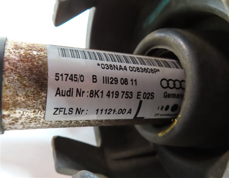 Thumbnail 6: 2008-2012 AUDI A4 A5 S4 S5 (B8 8K 8T) STEERING COLUMN INTERMEDIATE U-JOINT SHAFT
