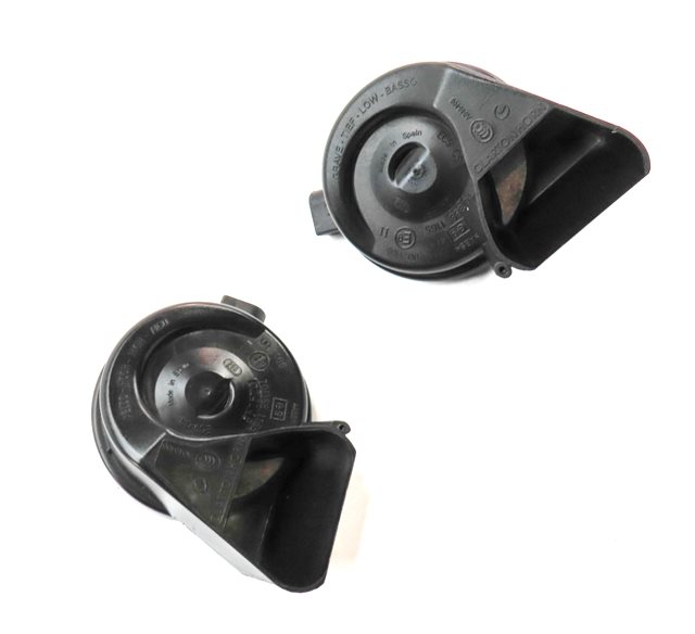 Thumbnail 3: 2008-2017 AUDI A4 A5 S4 S5 Q5 (B8 8K 8R 8T) HIGH & LOW TONE SAFETY HORN SET
