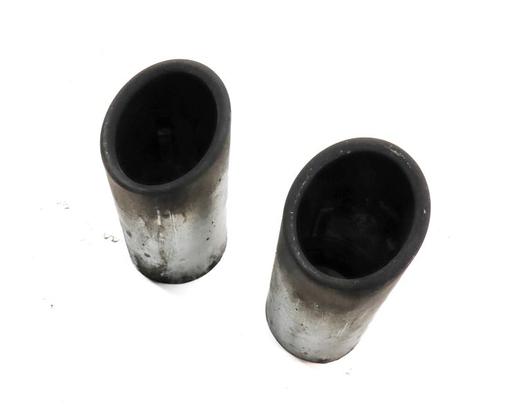 2009-2013 AUDI A4 A5 (B8 8K 8T) REAR LEFT & RIGHT MUFFLER PIPE EXHAUST TIP SET-2