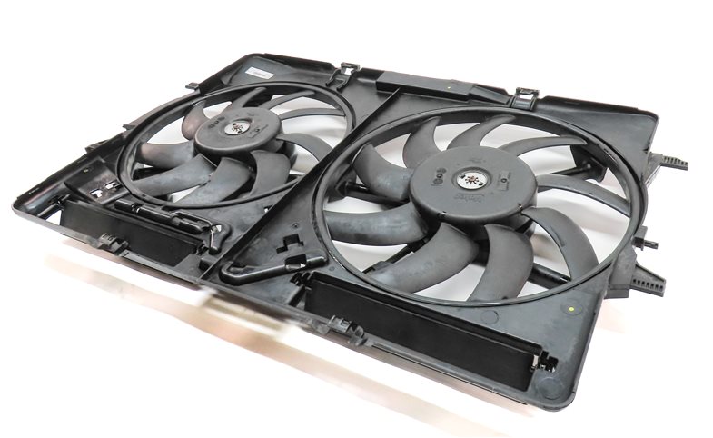 09-17 AUDI A4 A5 Q5 S4 (B8 8T 8R) 2.0L 3.0L 3.2L RADIATOR COOLING FAN w/ SHROUD