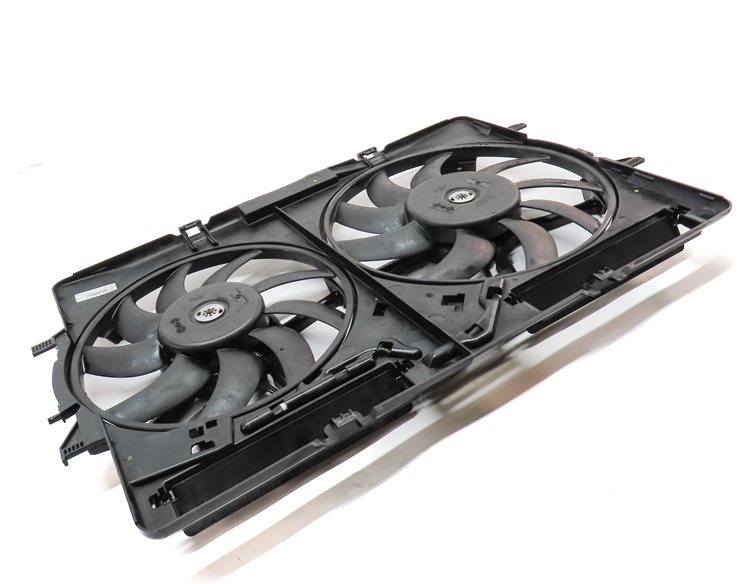 Thumbnail 3: 09-17 AUDI A4 A5 Q5 S4 (B8 8T 8R) 2.0L 3.0L 3.2L RADIATOR COOLING FAN w/ SHROUD