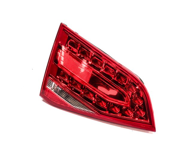 10-12 AUDI A4 S4 (B8 8K) REAR LEFT DRIVER INNER TRUNK TAILLIGHT LIGHT LAMP LED