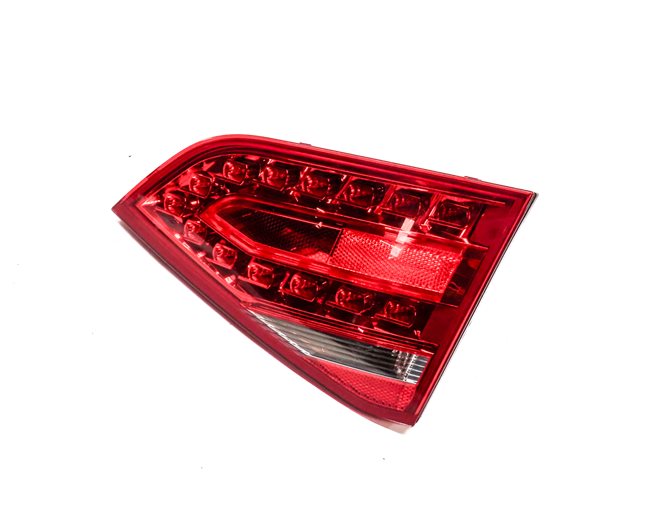 10-12 AUDI A4 S4 B8 8K REAR RIGHT PASSENGER INNER TRUNK TAILLIGHT LIGHT LAMP LED
