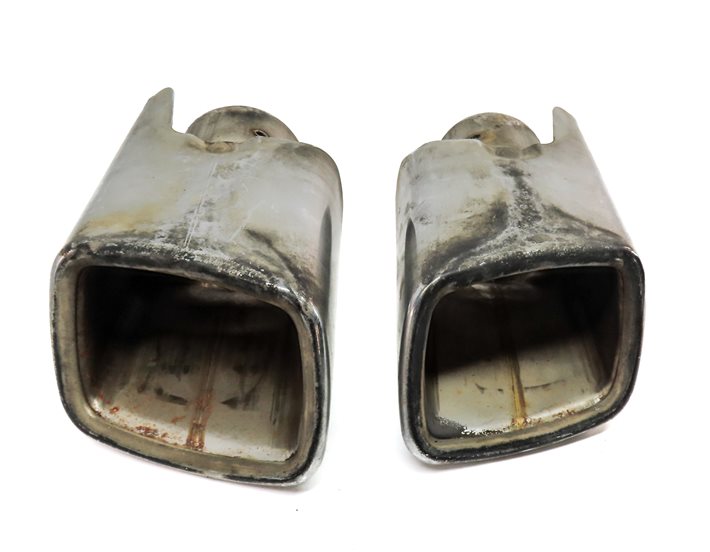 Thumbnail 2: 2006-2011 MERCEDES ML350 ML450 4MATIC REAR MUFFLER EXHAUST TIP SET/2 (CHROME)