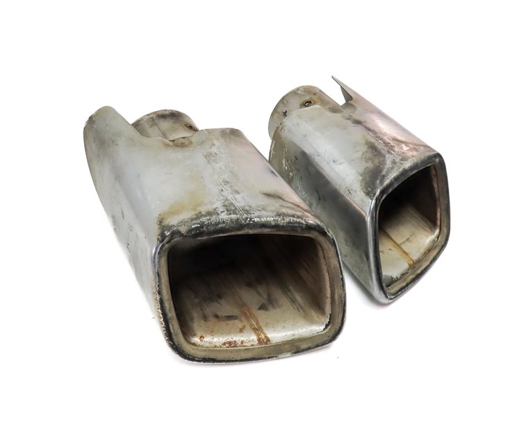 Thumbnail 3: 2006-2011 MERCEDES ML350 ML450 4MATIC REAR MUFFLER EXHAUST TIP SET/2 (CHROME)