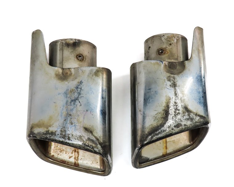Thumbnail 4: 2006-2011 MERCEDES ML350 ML450 4MATIC REAR MUFFLER EXHAUST TIP SET/2 (CHROME)