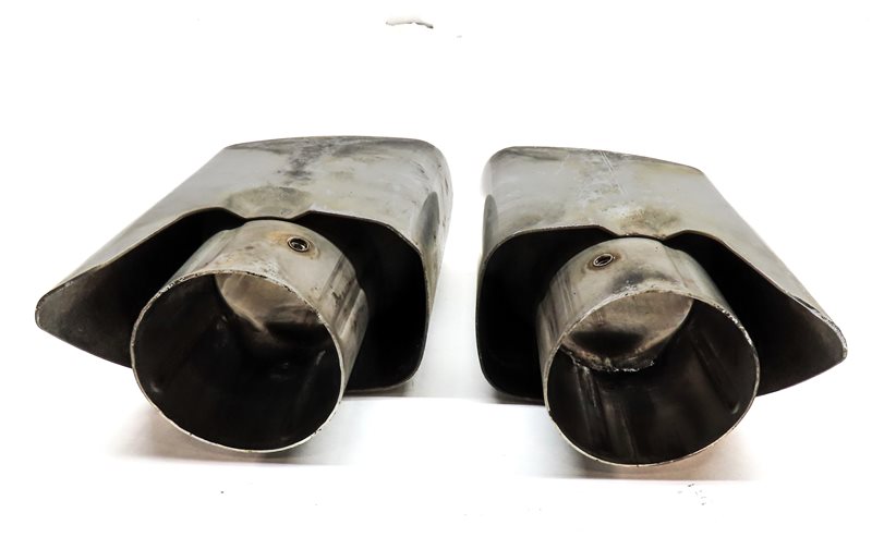 Thumbnail 5: 2006-2011 MERCEDES ML350 ML450 4MATIC REAR MUFFLER EXHAUST TIP SET/2 (CHROME)