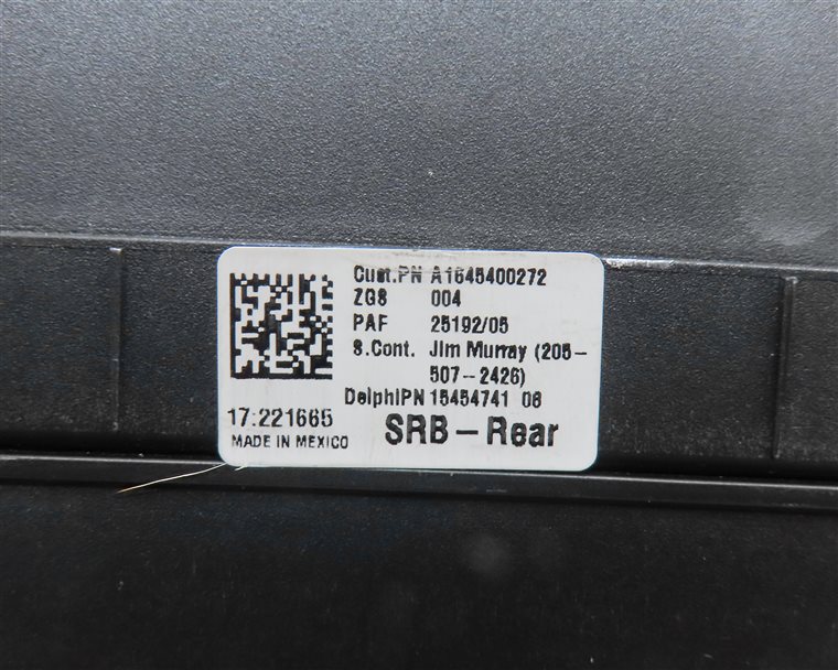 Thumbnail 6: 2006 MERCEDES ML350 (W164) 3.5L (272.967) REAR FUSE RELAY BOX PANEL MODULE