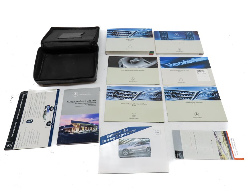 Thumbnail 2: 2006 MERCEDES ML350 (W164) 3.5L (272.967) OWNER'S MANUAL BOOKLET SET/11 w/CASE