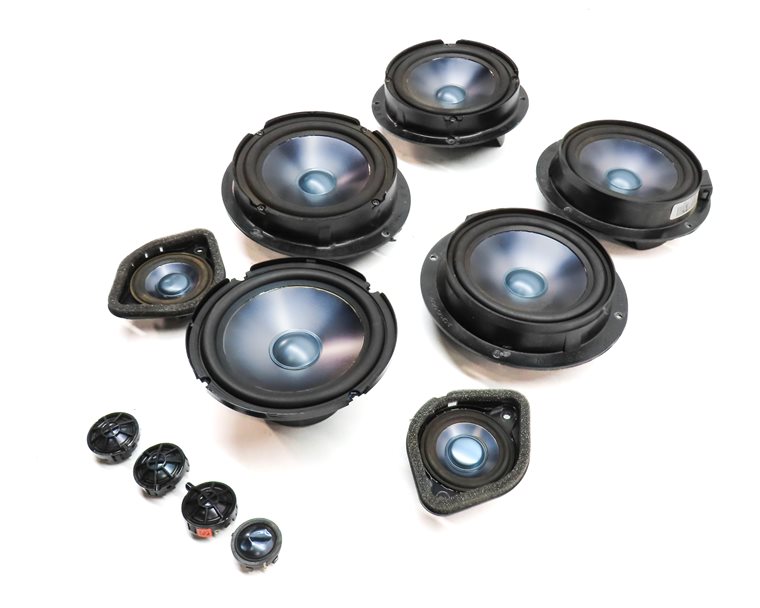 Thumbnail 1: 06 MERCEDES ML350 (W164) LOGIC 7 AUDIO RADIO STEREO SOUND SYSTEM SPEAKER SET/11