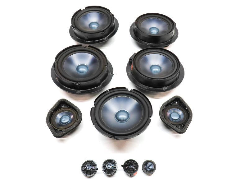 Thumbnail 2: 06 MERCEDES ML350 (W164) LOGIC 7 AUDIO RADIO STEREO SOUND SYSTEM SPEAKER SET/11