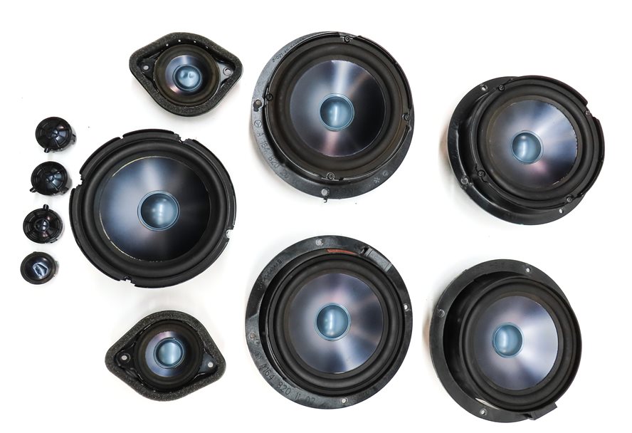 Thumbnail 4: 06 MERCEDES ML350 (W164) LOGIC 7 AUDIO RADIO STEREO SOUND SYSTEM SPEAKER SET/11