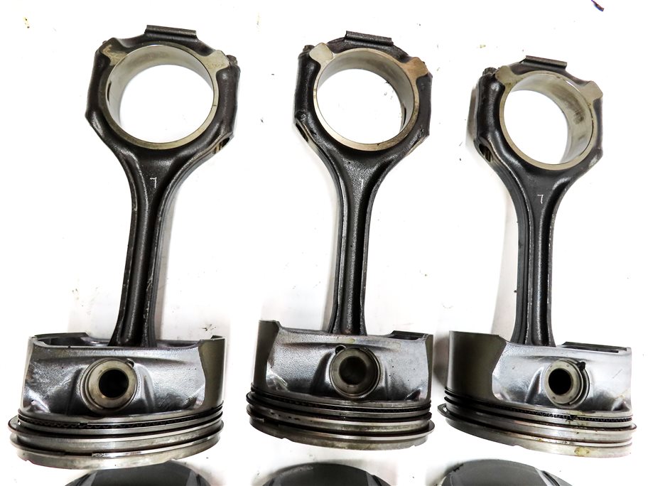 Thumbnail 6: 06-12 MB C E GL ML CLK R CLASS 4.6L M273 ENGINE PISTON & CONNECTING ROD SET/6