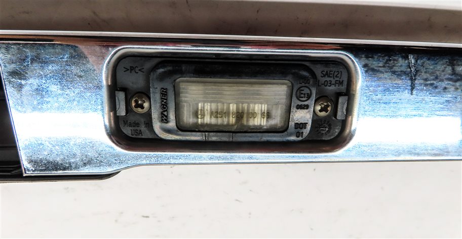 Thumbnail 4: 2006 MERCEDES ML350 (W164) REAR TAILGATE HATCH LID HANDLE w/LICENSE PLATE LIGHTS
