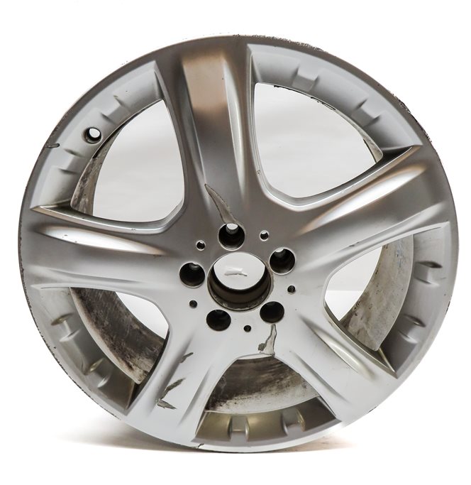 Thumbnail 4: 06-09 MB ML320 ML350 ML500 R320 R350 W164 W251 19x8 RIBBED 5-SPOKE WHEEL RIM SET