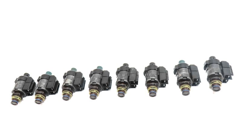Thumbnail 2: 04-18 MERCEDES C CL E GL G ML S SLK 722.9 TRANSMISSION VALVE BODY SOLENOID SET-8