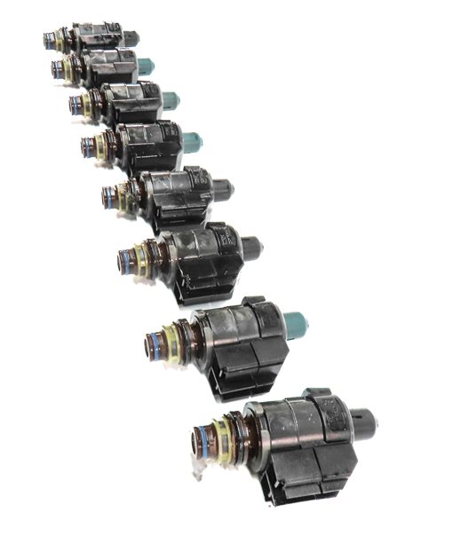 Thumbnail 4: 04-18 MERCEDES C CL E GL G ML S SLK 722.9 TRANSMISSION VALVE BODY SOLENOID SET-8