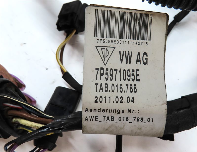 Thumbnail 5: 2012 PORSCHE CAYENNE (958) FRONT BUMPER WIRE WIRING HARNESS LOOM