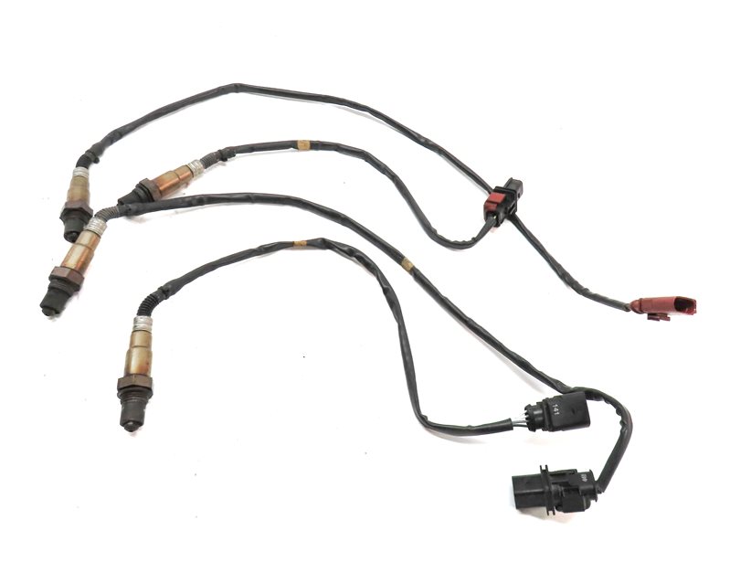 12 PORSCHE CAYENNE 958 3.6L NON-TURBO ENGINE OXYGEN O2 LAMBDA PROBE SENSOR SET/4