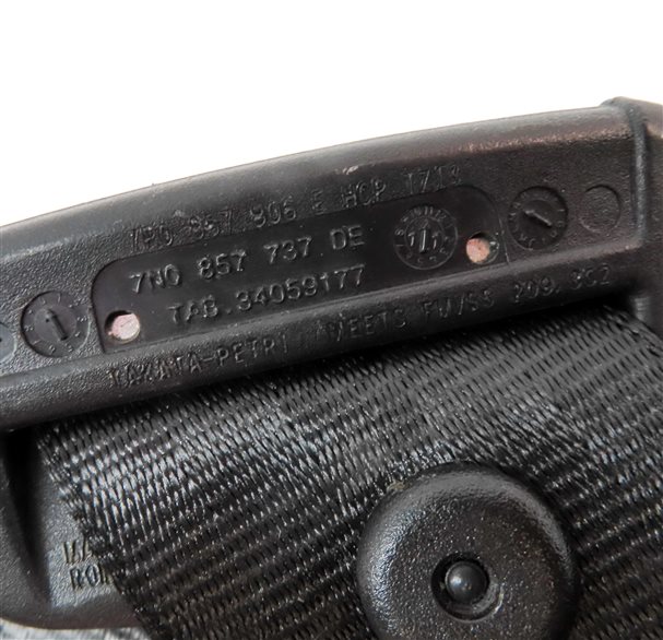 Thumbnail 5: 2012 PORSCHE CAYENNE (958) REAR RIGHT SEAT SEATBELT BELT RETRACTOR (Black)