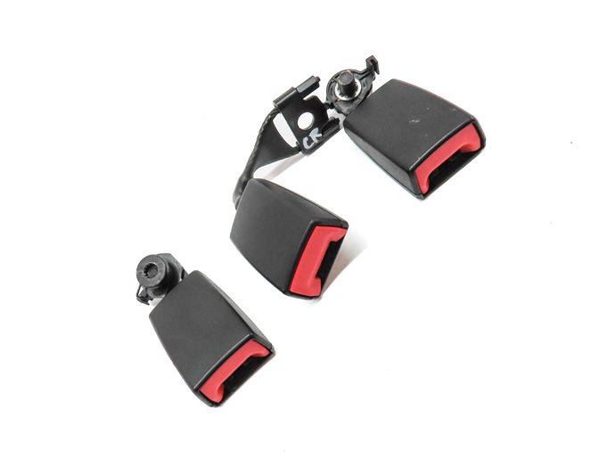 Thumbnail 3: 2012 PORSCHE CAYENNE (958) REAR LEFT CENTER RIGHT SEAT SEATBELT BUCKLE RECEIVER