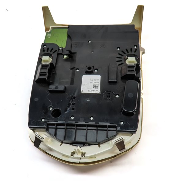 Thumbnail 5: 12 PORSCHE CAYENNE (958) FRONT INTERIOR DOME LIGHT LAMP w/SUNROOF SWITCH (Beige)