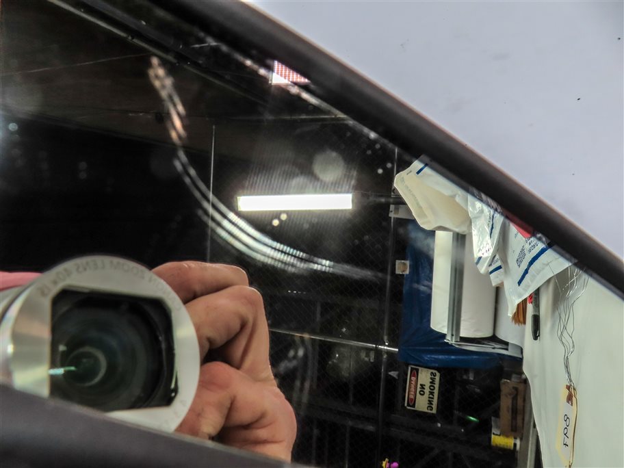 Thumbnail 6: 2011-2018 PORSCHE CAYENNE (958) INTERIOR AUTODIM REARVIEW MIRROR (Black)