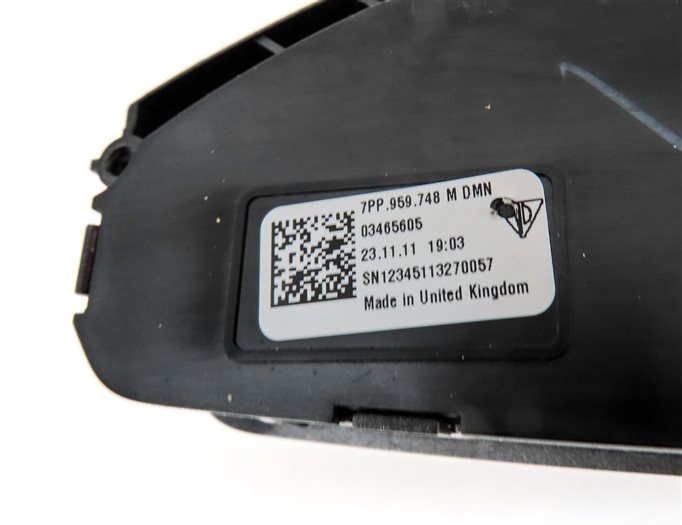 Thumbnail 7: 2012 PORSCHE CAYENNE (958) FRONT RIGHT PASSENGER SEAT POSITION ADJUST SWITCH