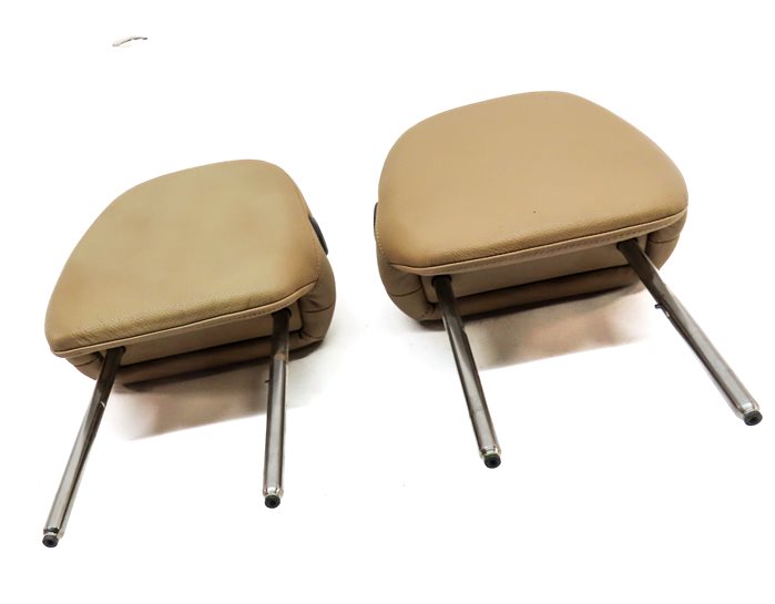Thumbnail 2: 11-18 PORSCHE CAYENNE (958) FRONT LEFT & RIGHT SEAT HEADREST SET 2 (Beige)
