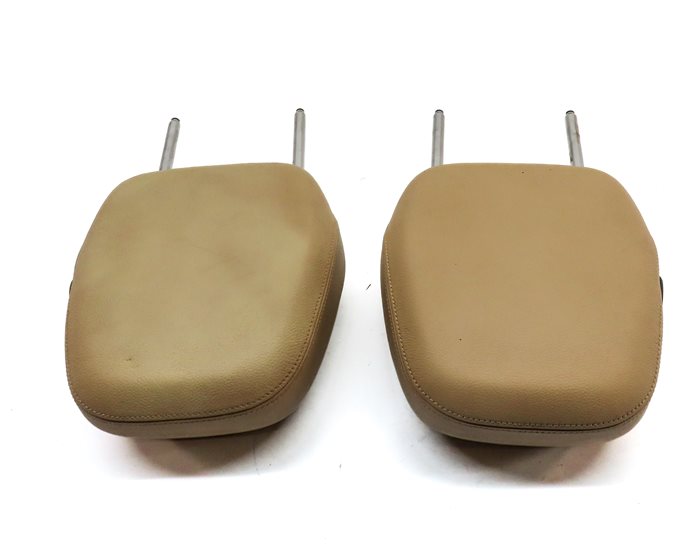 Thumbnail 4: 11-18 PORSCHE CAYENNE (958) FRONT LEFT & RIGHT SEAT HEADREST SET 2 (Beige)
