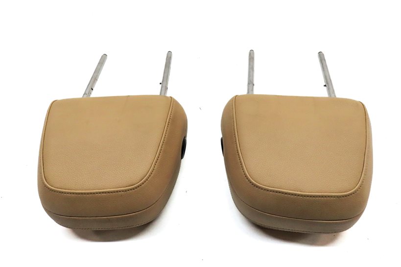 Thumbnail 5: 11-18 PORSCHE CAYENNE (958) FRONT LEFT & RIGHT SEAT HEADREST SET 2 (Beige)