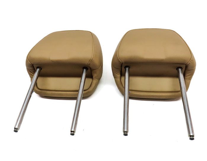 Thumbnail 6: 11-18 PORSCHE CAYENNE (958) FRONT LEFT & RIGHT SEAT HEADREST SET 2 (Beige)