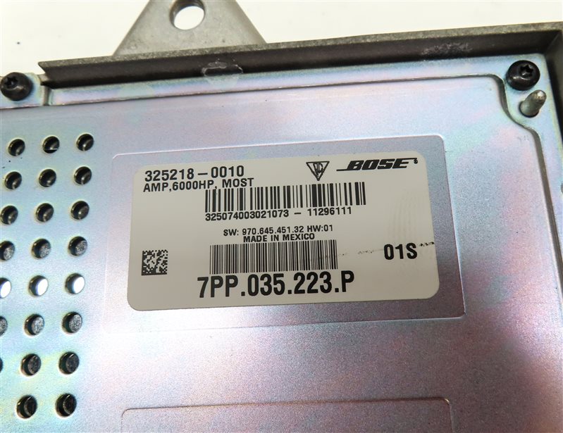 Thumbnail 5: 2011-2016 PORSCHE 911 MACAN CAYENNE (991 958 95B) BOSE AUDIO AMP AMPLIFIER