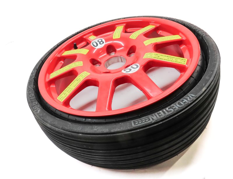 Thumbnail 3: 03-12 PORSCHE CAYENNE 955 957 958 18x6.5 10-SPOKE ALUMINUM SPARE TIRE WHEEL RIM