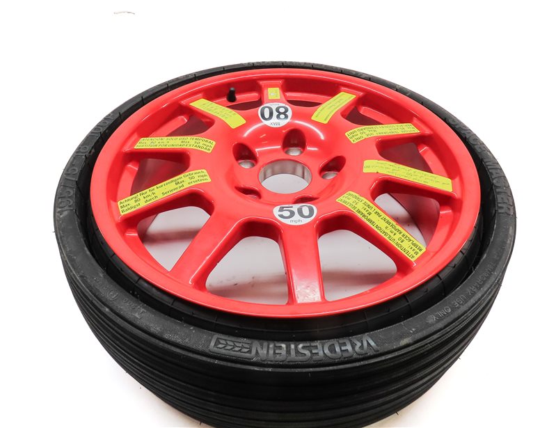 Thumbnail 5: 03-12 PORSCHE CAYENNE 955 957 958 18x6.5 10-SPOKE ALUMINUM SPARE TIRE WHEEL RIM