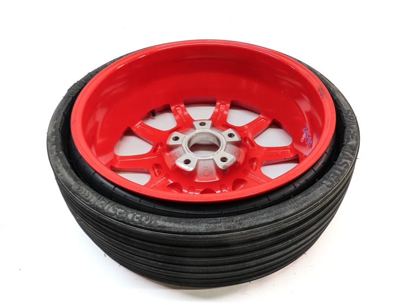 Thumbnail 6: 03-12 PORSCHE CAYENNE 955 957 958 18x6.5 10-SPOKE ALUMINUM SPARE TIRE WHEEL RIM