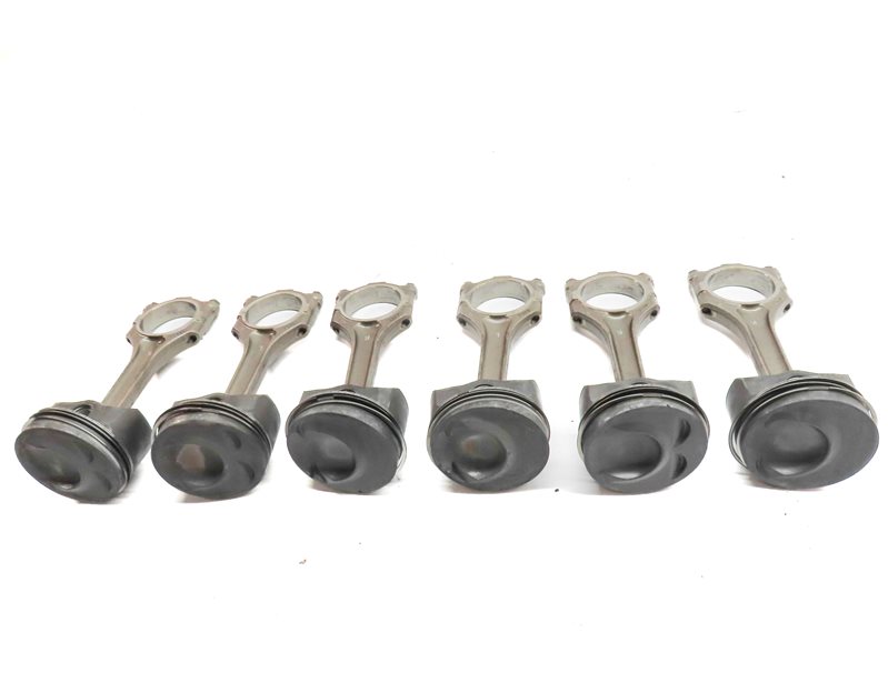 Thumbnail 3: 11-18 PORSCHE CAYENNE (958) 3.6L M55 VR6 ENGINE PISTON w/ CONNECTING ROD SET 6