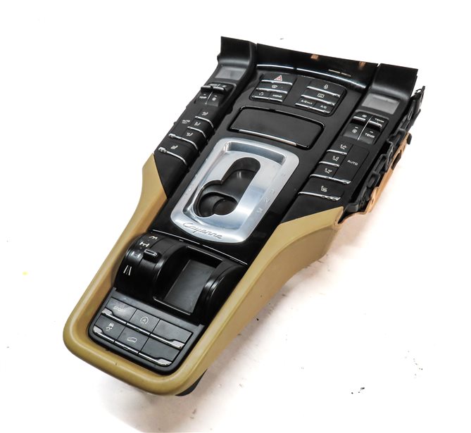 Thumbnail 2: 2012 PORSCHE CAYENNE (958) CENTER CONSOLE SHIFT TRIM MAIN CONTROL PANEL
